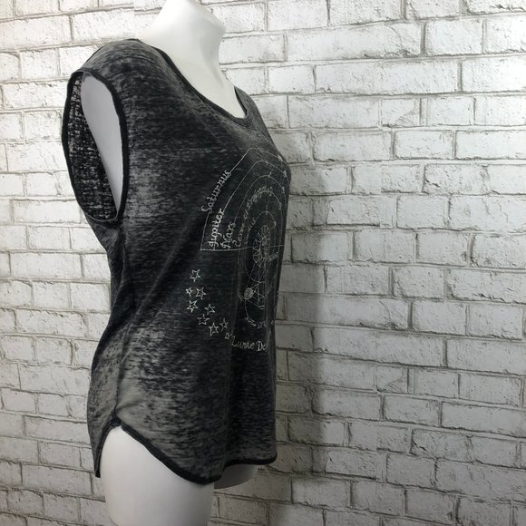 Chaser Lunae Defectionem Burnout Slub Graphic T - Picture 5 of 7